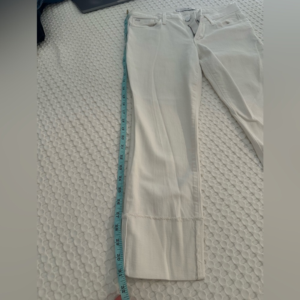 Joe's Jeans | White Cropped Denim Jeggings (Size 4/27) ⚪️